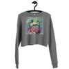 Under the Sea Dropped Shoulder Cut Women's Crop Sweatshirt