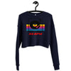 33 RPM Dropped Shoulder Cut Women's Crop Sweatshirt