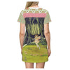 Woodland Fairy Colorful Printed Women's T-shirt Dress